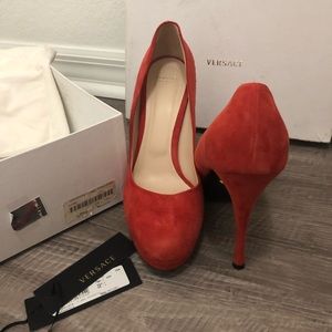 Versace Red Pumps